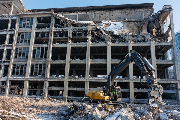 Commercial Building Demolition in Madera