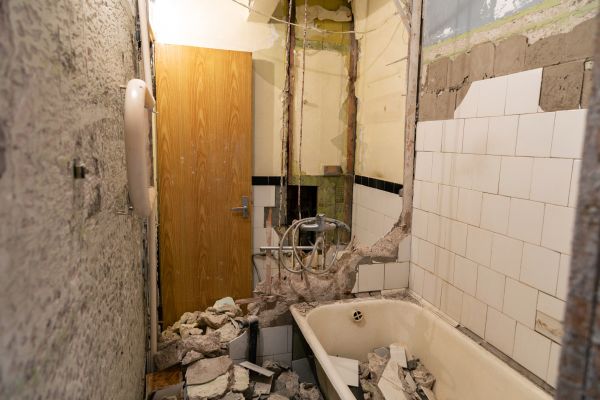 Shower Tile Demolition in Madera
