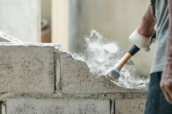 Block Wall Demolition in Madera